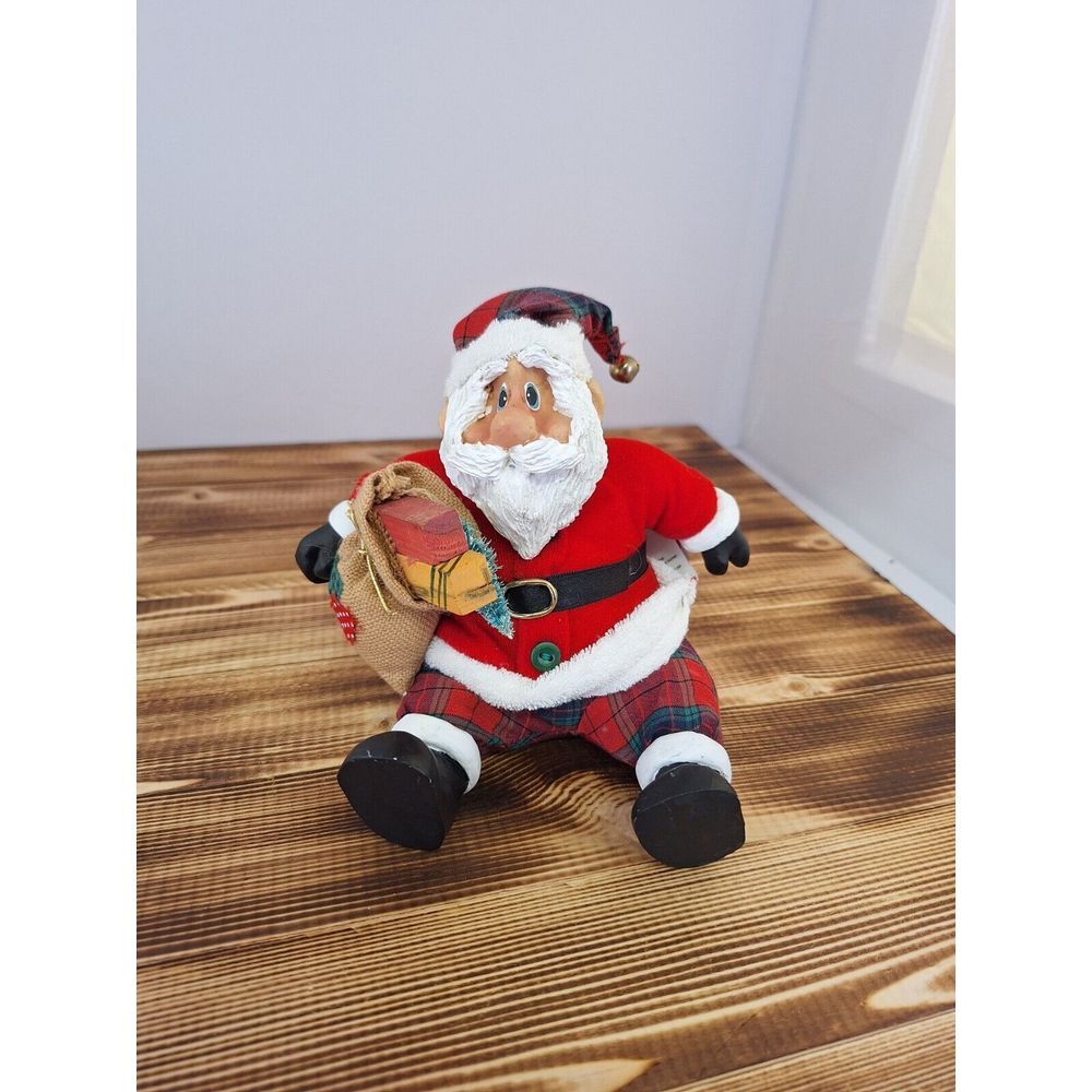Vintage Russ Santa Bean Bag Doll, Kathleen Kelly Critter Factory‎